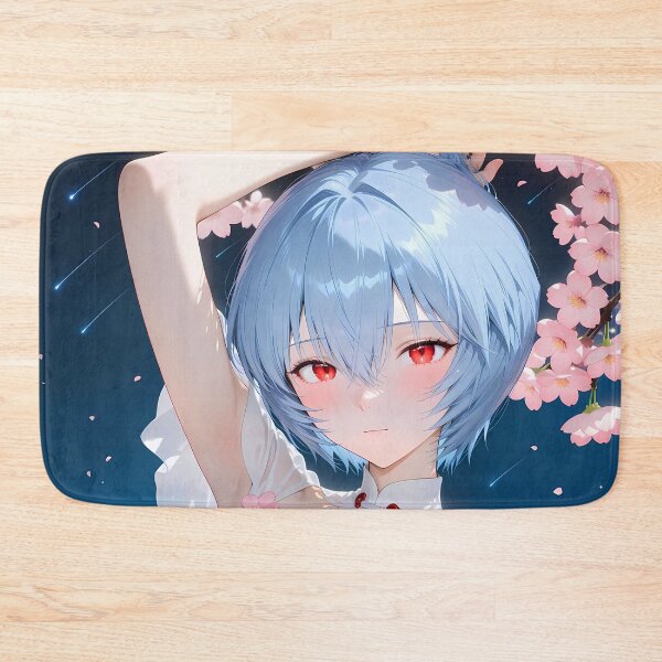 Item preview, Rei Ayanami Neon Genesis Evangelion Anime Girl Waifu Night Sakura designed and sold by Spraykart.
