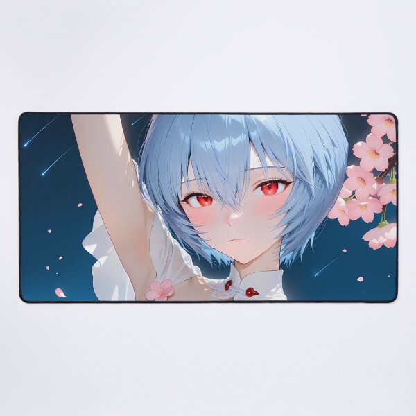 Item preview, Rei Ayanami Neon Genesis Evangelion Anime Girl Waifu Night Sakura designed and sold by Spraykart.