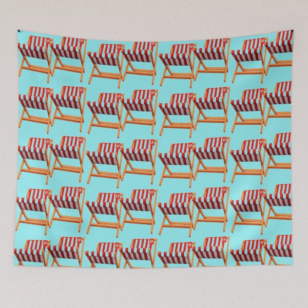 Item preview, Red Stripe Beach Chairs designed and sold by StylishDecor.