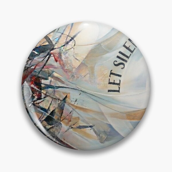 Item preview, Let Silence Be Your Announcement – Abstract Motivational Wall Art designed and sold by Meteor Destroyer.