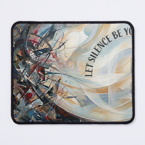 Item preview, Let Silence Be Your Announcement – Abstract Motivational Wall Art designed and sold by Meteor Destroyer.