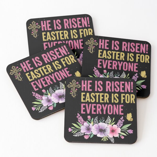 Item preview, He Is Risen Glitter Easter Everyone Shirt Floral X designed and sold by OlyvieArt.