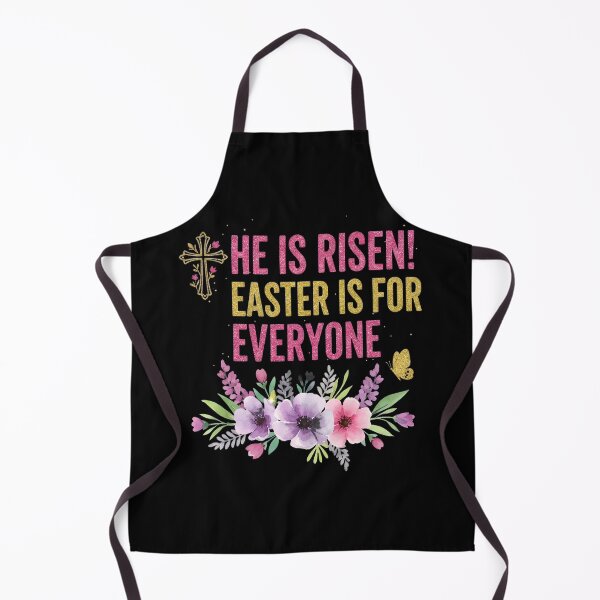 Item preview, He Is Risen Glitter Easter Everyone Shirt Floral X designed and sold by OlyvieArt.