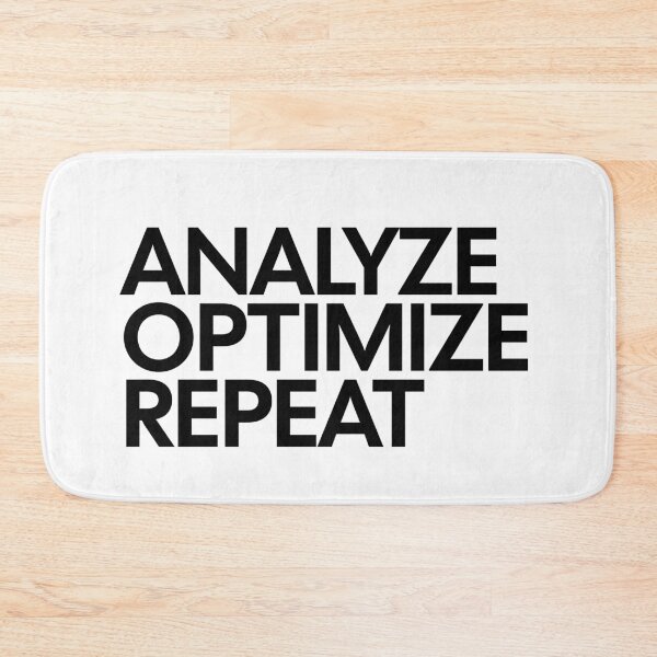 Item preview, Data Analyst Growth Marketer Slogan - Analyze Optimize Repeat designed and sold by MotionBanana Art.