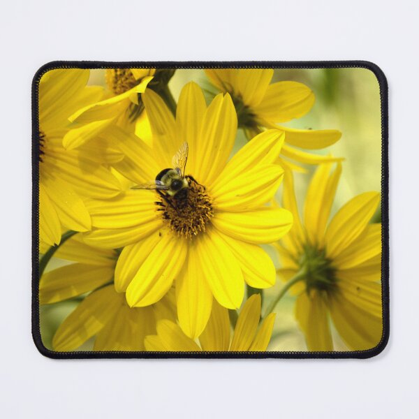 Item preview, Woodland Sunflower and Bumblebee Macro - Arkansas Nature designed and sold by Blossom-Breeze.