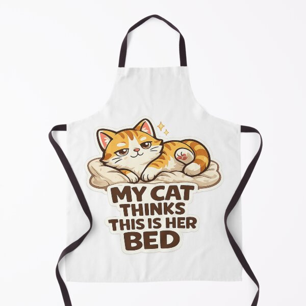 Item preview, My Cat Thinks This Is Her Bed Funny Cat Design designed and sold by StyleLap.