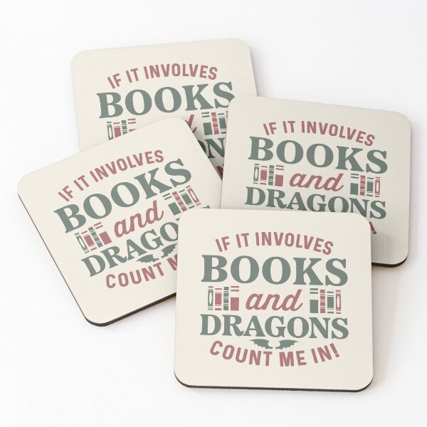 Item preview, If It Involves Books And Dragons Count Me In designed and sold by ChailynReed.