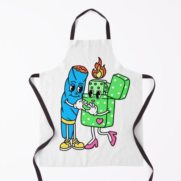Item preview, Best Buds Joint Lighter Couple Retro Stoner Cartoon Art designed and sold by MycoMindsMedia.