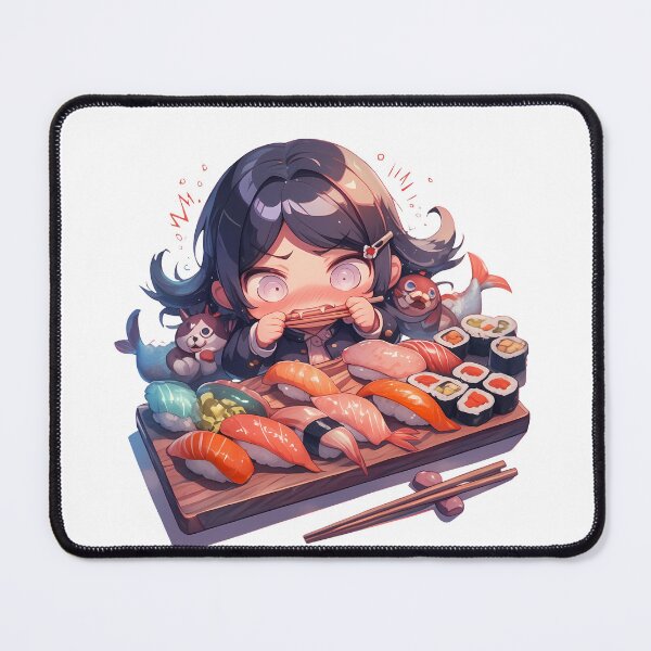 Item preview, Toko Fukawa Danganronpa Chibi Sushi Snack Attack designed and sold by Spraykart.
