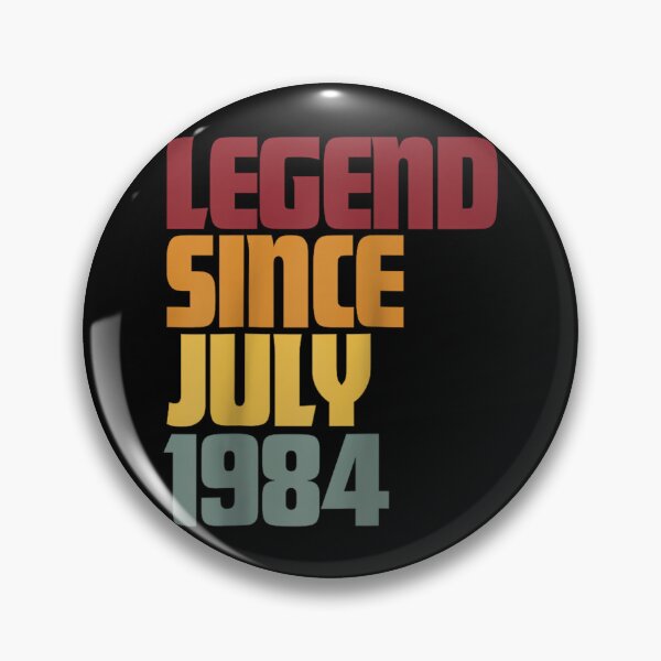 Item preview, Legend Since July 1984 42nd Birthday - Vintage Raglan Baseball Tee designed and sold by SylviaYLaughlin.