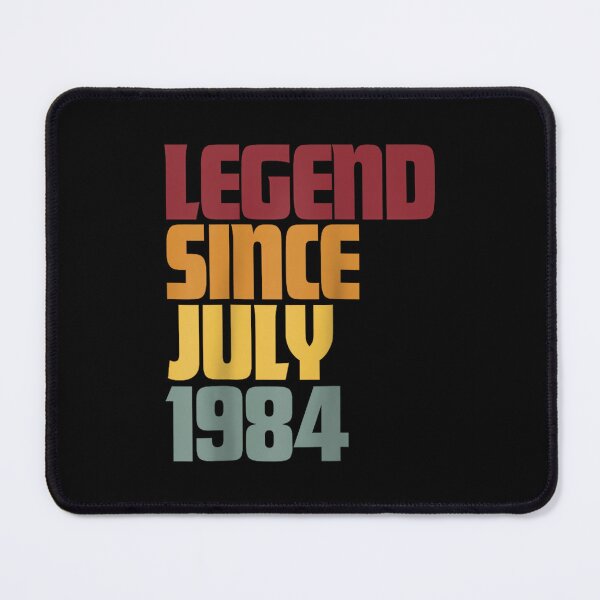 Item preview, Legend Since July 1984 42nd Birthday - Vintage Raglan Baseball Tee designed and sold by SylviaYLaughlin.