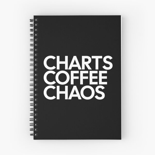 Item preview, Day Trader Financial Analyst Humor - Charts Coffee Chaos (white) designed and sold by MotionBanana Art.