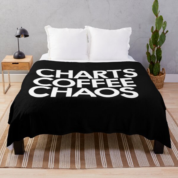Item preview, Day Trader Financial Analyst Humor - Charts Coffee Chaos (white) designed and sold by MotionBanana Art.