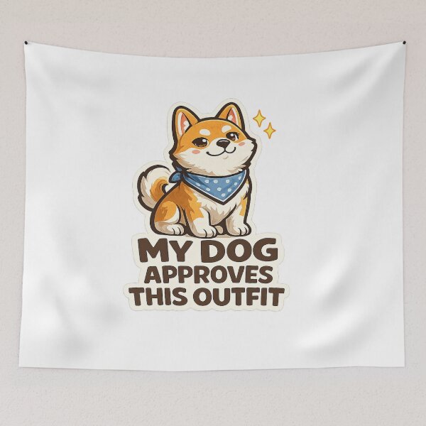 Item preview, My Dog Approves This Outfit Funny Dog Lover Design  designed and sold by StyleLap.