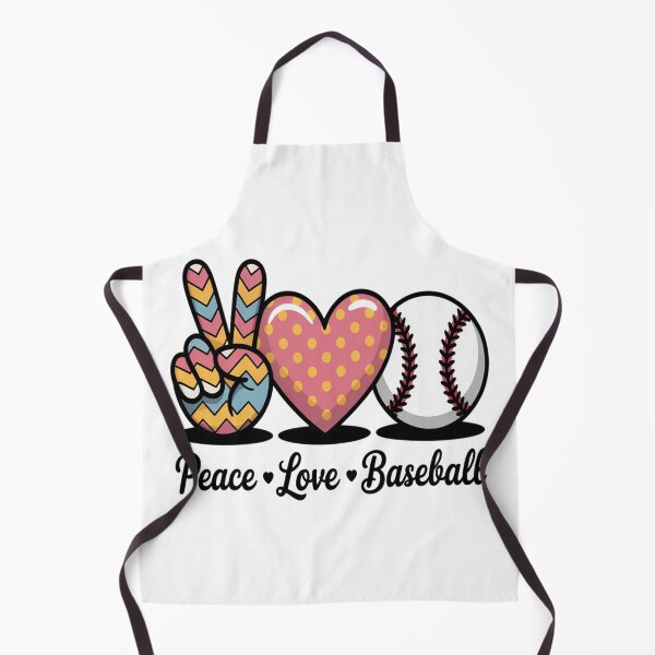 Artikelvorschau, Frieden, Liebe, Baseball entworfen und verkauft von CottonCandyPrin.