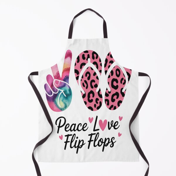 Item preview, Peace Love Flip Flops Funny Hello Summer Vibes Beach Vacay 1 designed and sold by CottonCandyPrin.