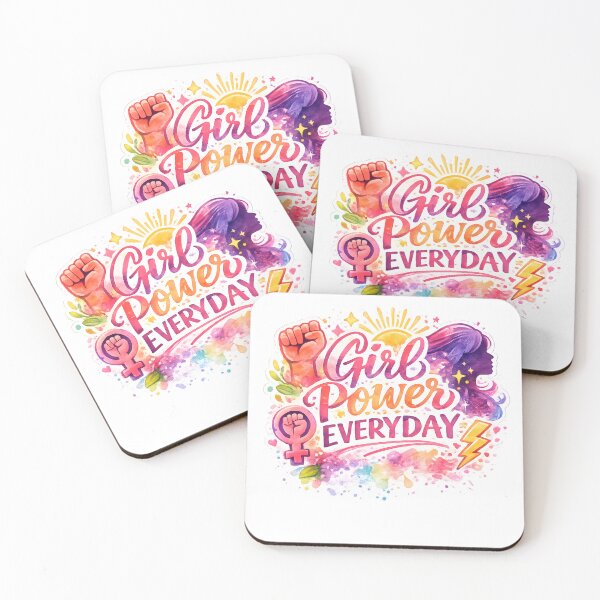 Item preview, International Womens Day Girl Power Everyday Watercolor Empowerment Gift Idea for Bold Fans designed and sold by Divakar Fashion.