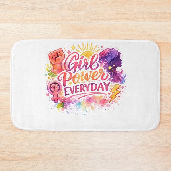 Item preview, International Womens Day Girl Power Everyday Watercolor Empowerment Gift Idea for Bold Fans designed and sold by Divakar Fashion.