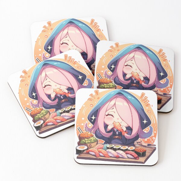 Item preview, Sucy Manbavaran Little Witch Academia Chibi Sushi Snack designed and sold by Spraykart.