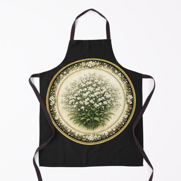 Item preview, Baby’s Breath Serenity – Gentle Cloud Botanical Circle Design designed and sold by TheJoyfulPen.