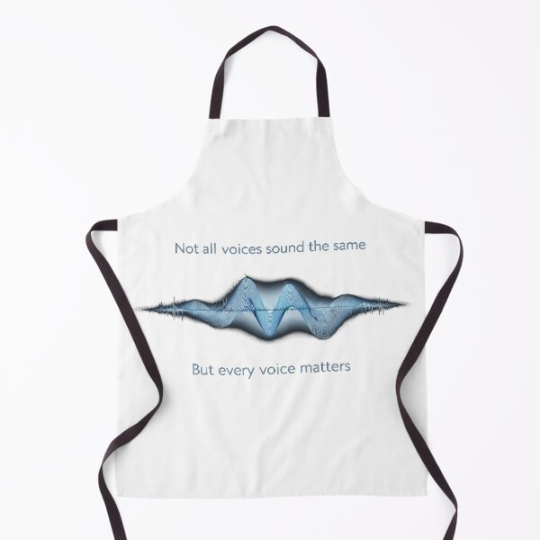 Item preview, Not All Voices Sound the Same – Every Voice Matters Sound Wave Design Blue designed and sold by Mirgonhood.