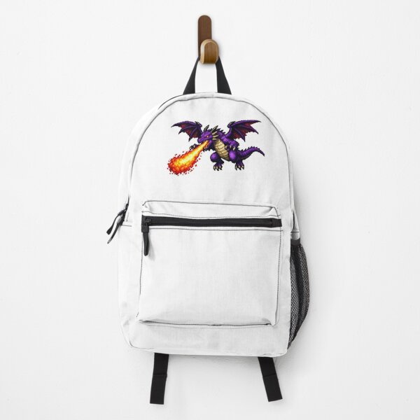 Item preview, Purple Fire Dragon – Pixelated Creature in Action designed and sold by NextNoob485.