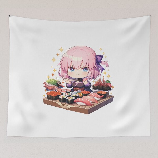 Item preview, Mash Kyrielight Fate Grand Order Chibi Sushi Sparkles designed and sold by Spraykart.
