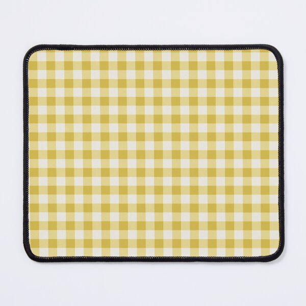 Item preview, Small scale of Mustard Yellow Gingham Check Plaid Seamless Repeat Pattern designed and sold by DColourMuse.