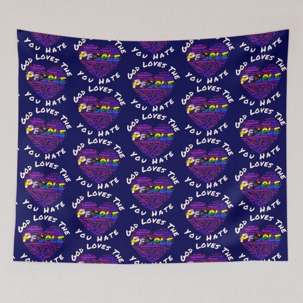 Item preview, God Loves People designed and sold by IAmUU.