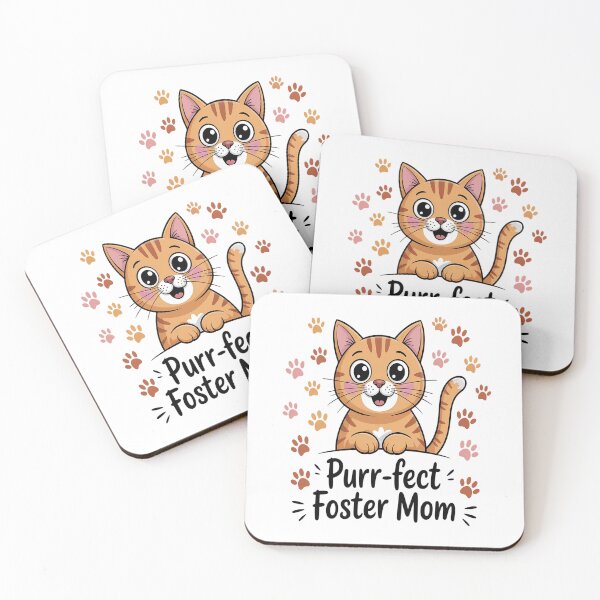 Item preview, Purrfect Foster Mom , Mothers Day, Cute Cat Lover Gifts designed and sold by HaiharryCartoon.