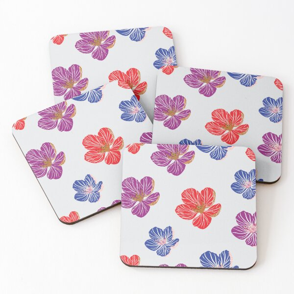 Item preview, Colorful floral pattern featuring lively flowers with delicate details and a joyful, designed and sold by Line-Aura.