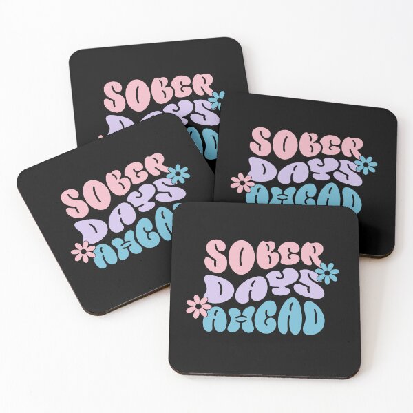Item preview, Sober Days Ahead Sticker, Girly Sobriety Sticker, Pastel Sobriety Sticker designed and sold by DropsOfDopamine.