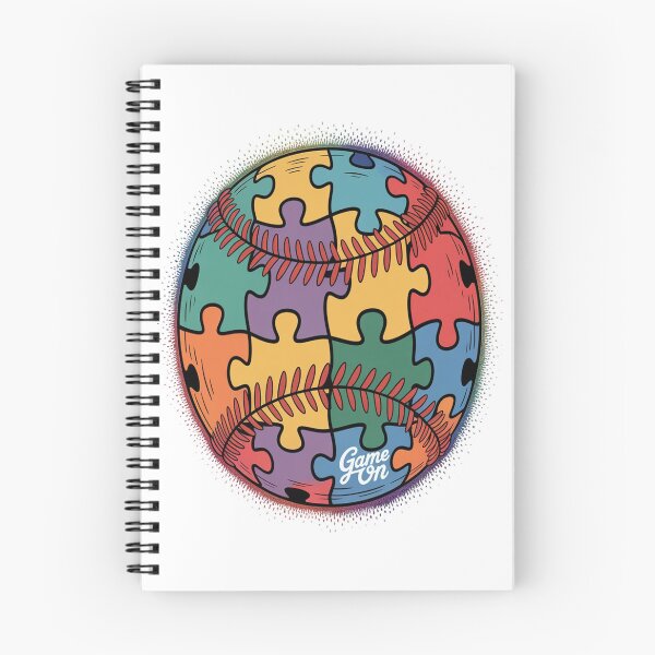 Item preview, Puzzle Piece Ball Sports Baseball Autism Awareness designed and sold by HaiharryCartoon.