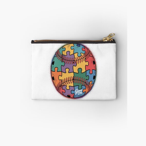 Item preview, Puzzle Piece Ball Sports Baseball Autism Awareness designed and sold by HaiharryCartoon.