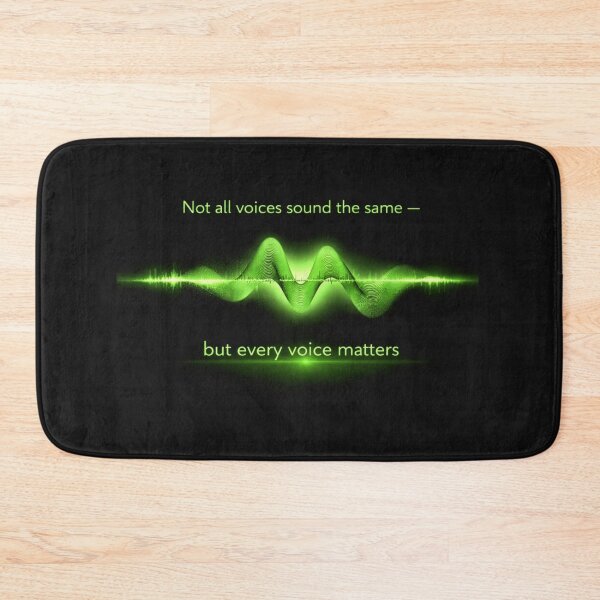 Item preview, Not All Voices Sound the Same – Every Voice Matters Sound Wave Design Green Starburst designed and sold by Mirgonhood.