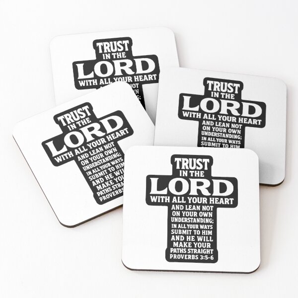 Item preview, Proverbs 3:5-6 Trust in the LORD with all your heart designed and sold by plushism.
