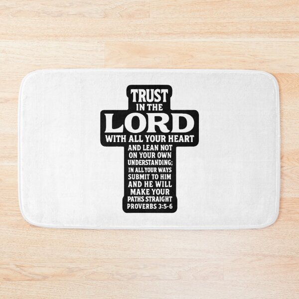 Item preview, Proverbs 3:5-6 Trust in the LORD with all your heart designed and sold by plushism.