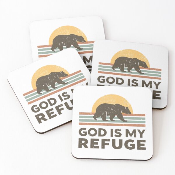 Item preview, God Is My Refuge Christian Strength Design designed and sold by Sunniz.