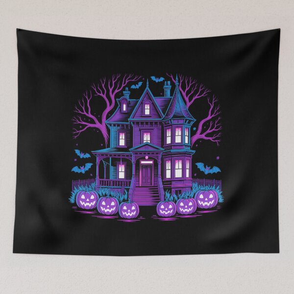 Item preview, Halloween Bats Halloween Haunted House Halloween Bats Halloween Flying Bats Halloween designed and sold by PunkNation-Arts.