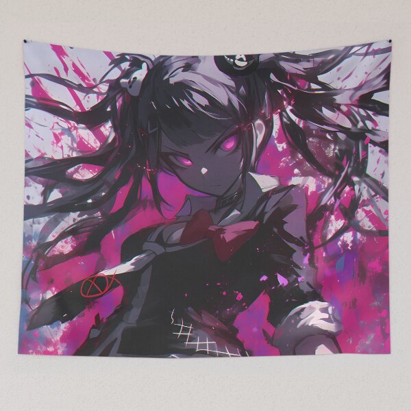 Item preview, Maki Harukawa Danganronpa Neon Pink Gothic Dark Mood designed and sold by Spraykart.