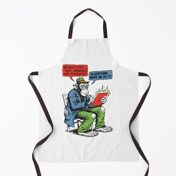 Item preview, Algorithms Made Me Say Bananas Are Overrated Chimpanzee's Hot Take on Social Media and Content Crea designed and sold by brizexart.