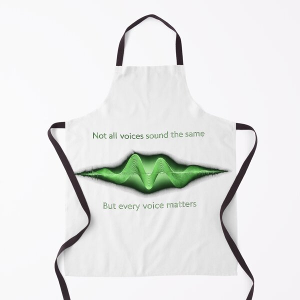 Item preview, Not All Voices Sound the Same – Every Voice Matters Sound Wave Design Green designed and sold by Mirgonhood.