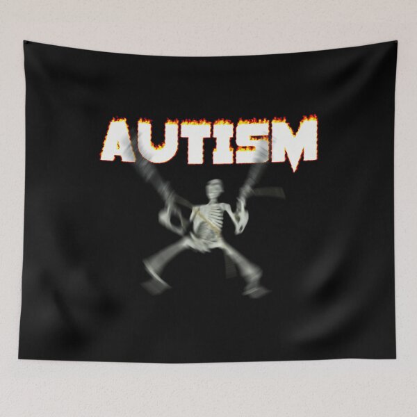 Item preview, Autism Skeleton Meme designed and sold by eythsintaa.