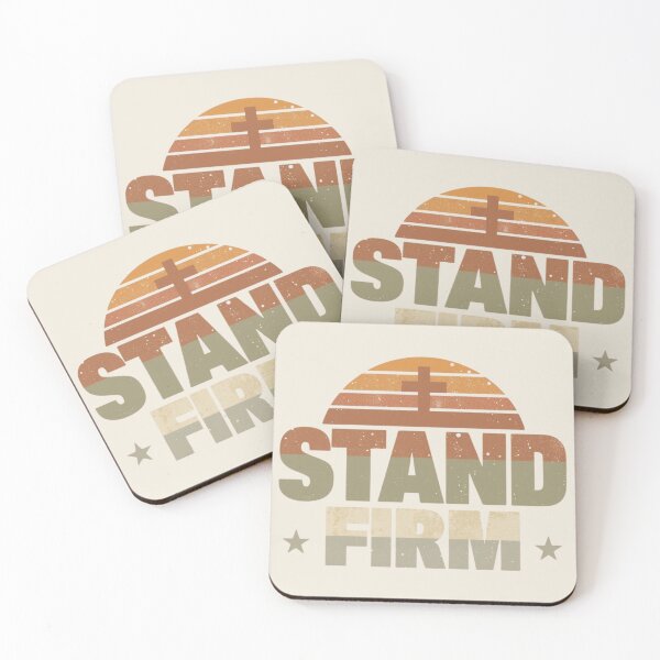 Item preview, Stand Firm Christian Faith Strength Typography designed and sold by Sunniz.