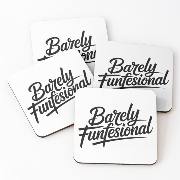 Item preview, Barely Functional Brush Script Streetwear Design designed and sold by NewUSShop.