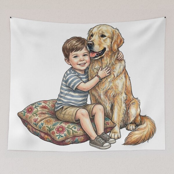 Item preview, Childhood friend dog designed and sold by PP&RAINBOW SHOP.
