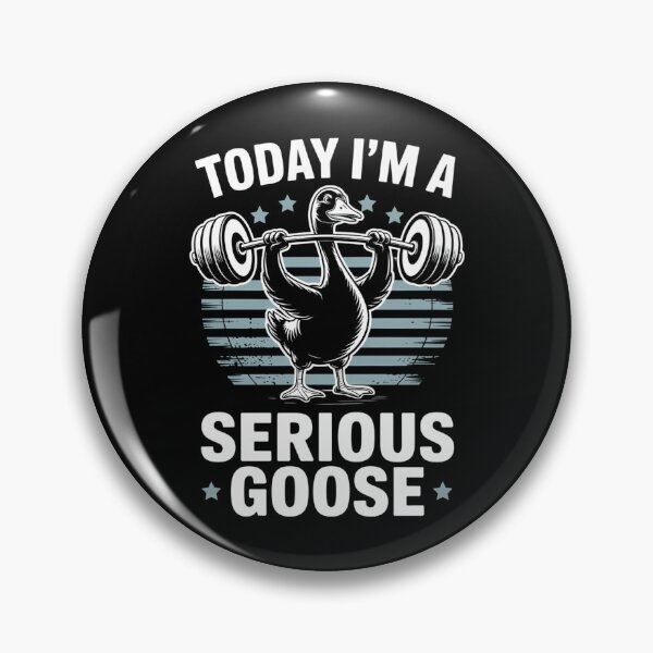 Item preview, Today I'm a serious goose lifting weights gym fitness designed and sold by PunkNation-Arts.