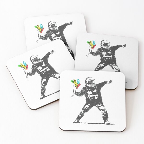 Item preview, Astronaut Throwing Flower designed and sold by ArttMix.