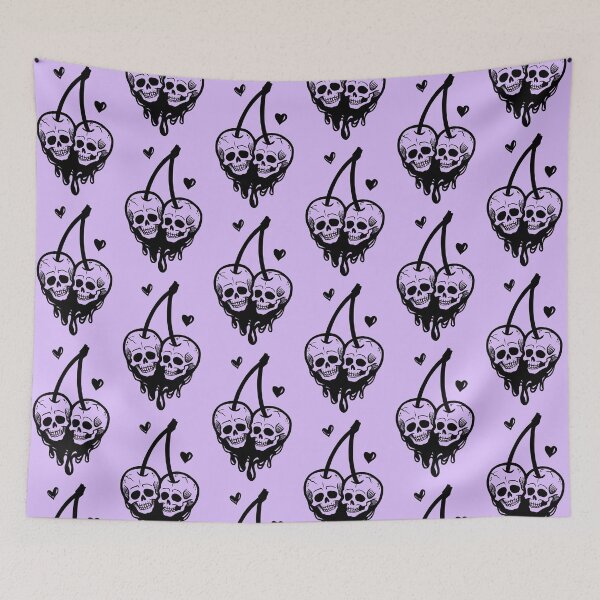 Item preview, Skull Cherries in love designed and sold by ElsaLilian.