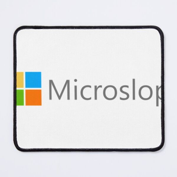 Item preview, Microslop Logo Parody designed and sold by DejonZulauf.